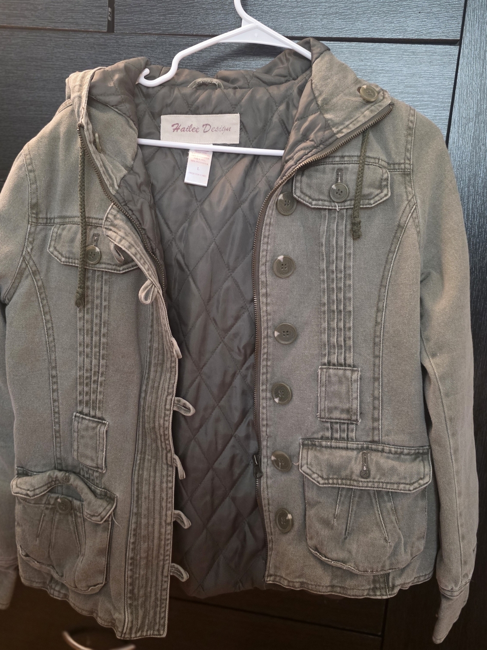 Olive Utility Jacket for Women